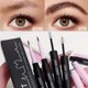thumbnail image 2 of Lápiz para cejas 2 en 1, gel para modelar cejas, resistente al agua, doble cabezal, no se mancha, transparente, incoloro, natural, cosméticos para cejas salvajes, 2 of 5