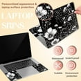 thumbnail image 3 of White Flowers Laptop Skin Decal Laptops Skin Sticker Notebook Protector 12 13 13.3 14 15 15.4 15.6 Inches Vinyl Cover Removable Waterproof Personalized Art Decal DIY Making, 3 of 7
