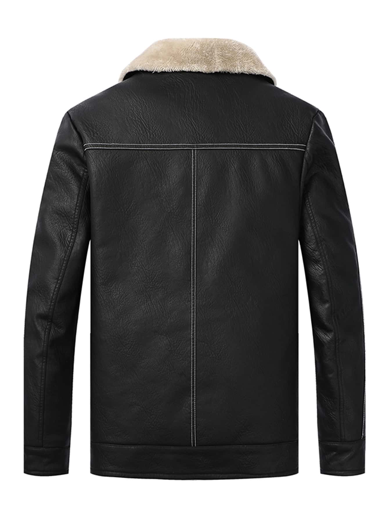 Men Borg Collar Teddy Lined 