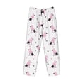 thumbnail image 4 of Xecao Cute Poodle Dog Men's Straight Lounge Pajama Pants: The Ultimate in Comfortable Sleepwear, 4 of 9