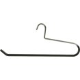 thumbnail image 4 of Black Heavy Duty Metal Quilt Hanger, (Box of 1) Heavy Gauge Steel Hanger with Vinyl Non-Slip Coating for Pants Linens or Textiles by International Hanger, 4 of 4