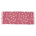 thumbnail image 4 of Women Winter Scarves Fashion Pashmina Shawl Wraps Long Blanket Scarf for Fall Spring Red Doodled Hearts, 4 of 10