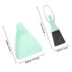 thumbnail image 2 of Raindrops 1Set Small Dustpan and Brush Set Sky Blue Plastic for Cleaning Desktop and Pets, 2 of 8