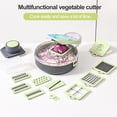 thumbnail image 3 of Shoreew 1 Set Upgrade Vegetable Chopper with Container Multifunctional Heavy Duty Manual Food Dicer Slicer for Onion Cucumber Potato Carrot All-in-One Vegetable Slicer Cutter Kitchen Supplies, 3 of 7