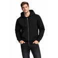 thumbnail image 2 of BILLIONHATS 24 Pack Wholesale Full Zip Hoodies ASSORTED MIXED SIZES, Bulk Cotton Fleece Zippered Sweatshirts for Men & Women, Shelter Donation, Shelters, Hoodie Case Black Color, 2 of 5