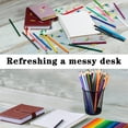 thumbnail image 4 of Pen Holder for Desk Mesh Pen Cups Metal Pencil Holder 12 Packs Desk Organizers and Storage, 4 of 4