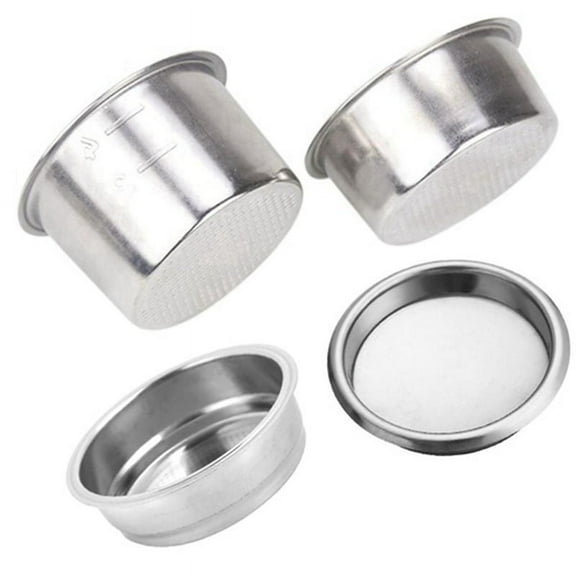 4PCS 51mm Coffee Filter Replacement Filter Basket for Coffee Bottomless Portafilter for Espresso Machine Part