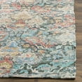 thumbnail image 5 of SAFAVIEH Saffron Nikola Floral Area Rug, Coral/Aqua, 6' x 6' Square, 5 of 6