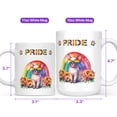 thumbnail image 4 of Devon Rex Celebrates Rainbow Pride Month LGBT LGBTQ+ Mug Cat Lover Kitten Owner Gifts Coffee Tea Cup - 01003, 4 of 4