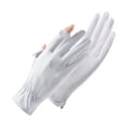 thumbnail image 3 of Ahabrexf Womens Driving Gloves Uv Protection for Women, Solid Color Touchscreen Non-Slip Elastic Wrist Outdoor Sports Gloves, 1 Pair, 3 of 3