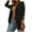 Black, variant on XWSHYW Womens Coats Fashion Solid Color 3/4 Sleeve Blazer Leisure Slim Fit Business Outfits for Work
