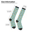thumbnail image 5 of Balery Lemon Ice Cream Printed Novelty Socks Men's Women's Crew Socks Sports Socks Knee High Socks Cotton Socks Quirky and Cool Socks, 5 of 9