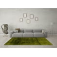 thumbnail image 3 of Ahgly Company Indoor Round Abstract Yellow Modern Area Rugs, 6' Round, 3 of 4