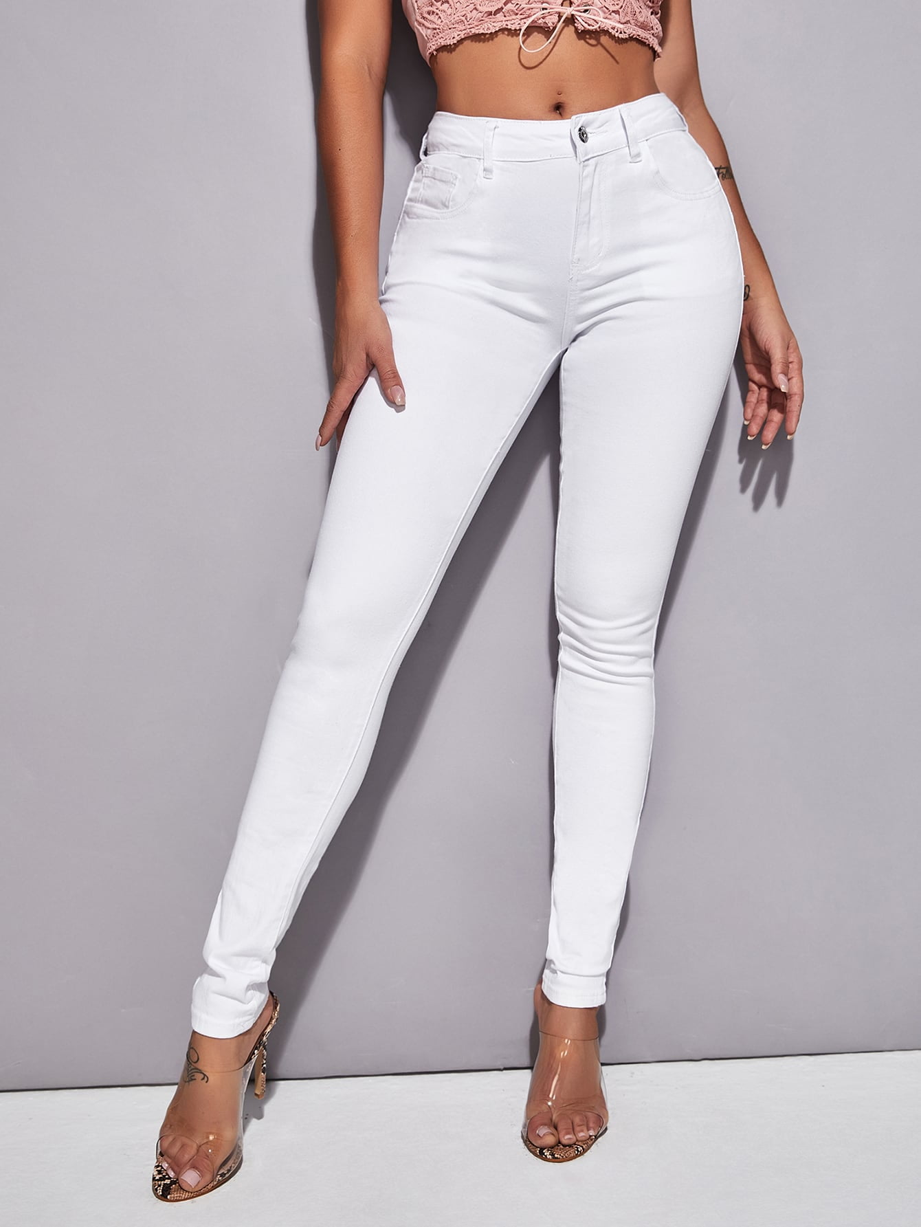 curvy stretch skinny jeans
