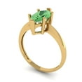 thumbnail image 2 of 1.5 ct Marquise Cut Simulated Green Diamond Solitaire Engagement Ring for Women in 18K Yellow Gold, 2 of 5