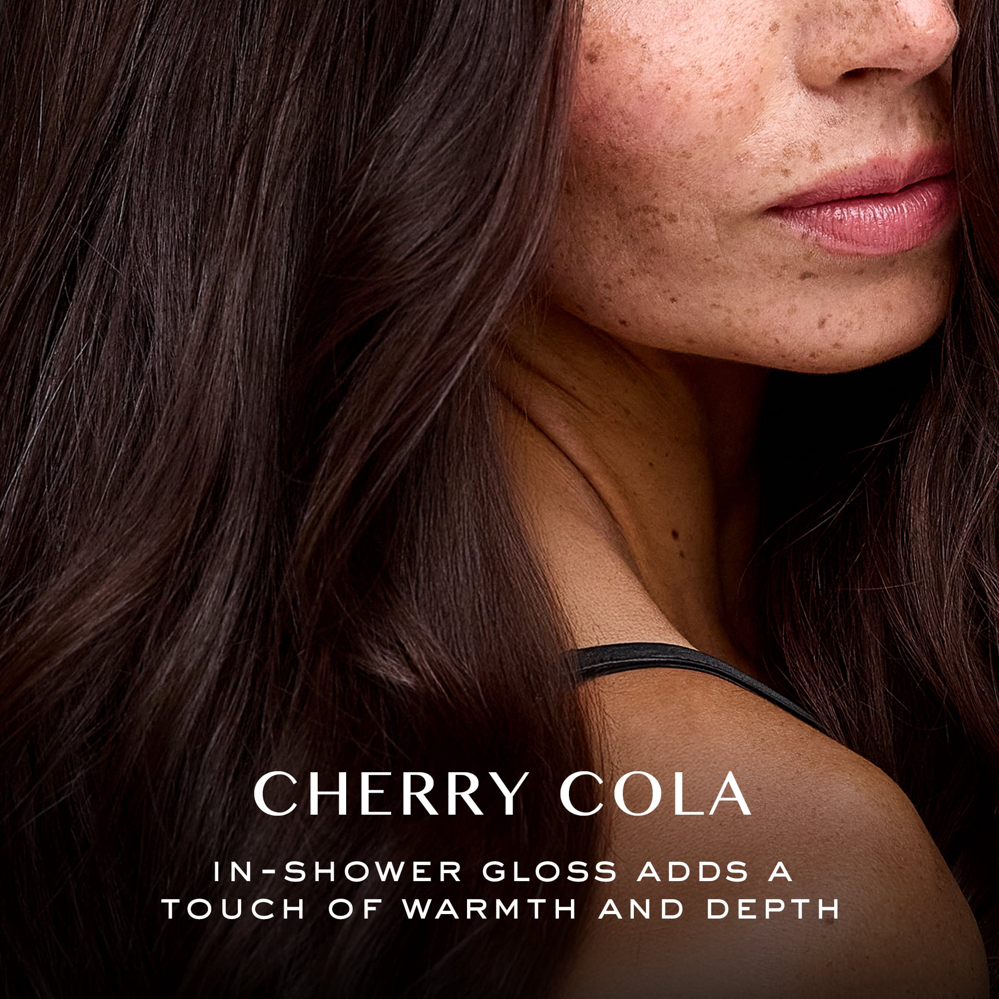 Kristin Ess Hair Gloss in Cherry Cola, Warm Red Brown - 4 Week Semi Permanent Hair Color for Women - Shine - Hair Dye Glaze