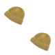 thumbnail image 1 of Sonducket Gorros Gorros de punto de invierno Sombreros de protección de moda Sombreros elásticos a prueba de viento Gorro Esquí Ciclismo jengibre amarillo 2Conjunto, 1 of 6