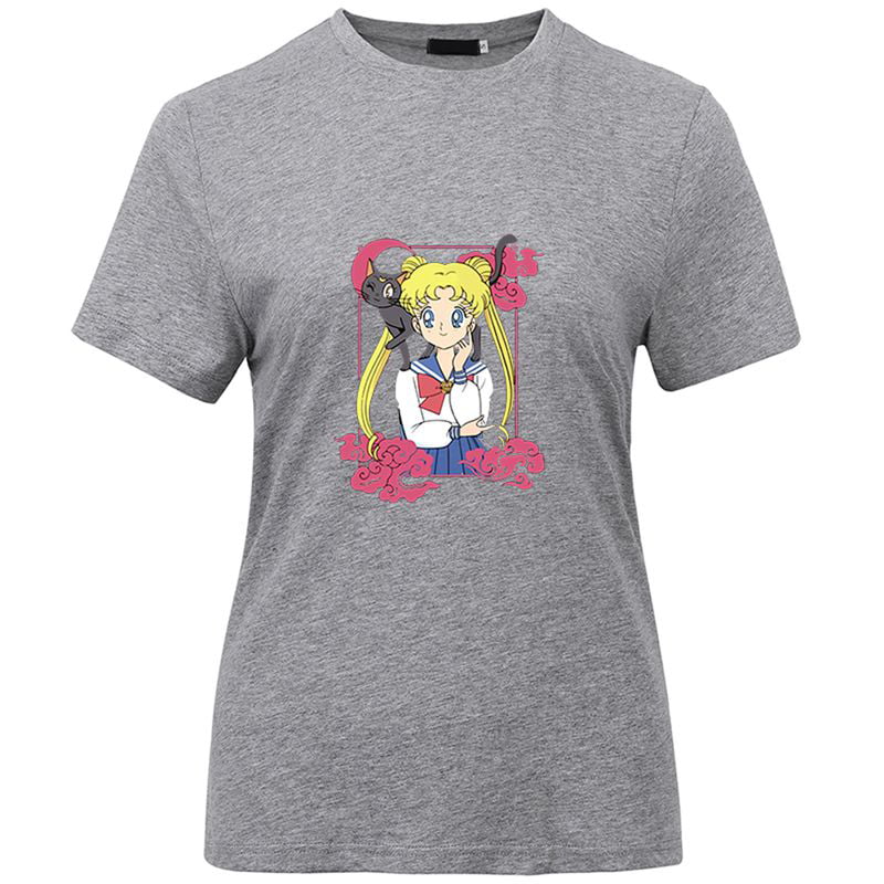 Sailor moon Tsukino Usagi Cosplay Anime Manga T-Shirt Shirt Kostüme Polyester 