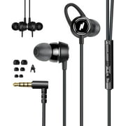 noté Audio Metalheads100 - 6D Bass Stereo Hifi Earphones with Mic - In-ear Wired Noise-Isolating Headphones with Volume