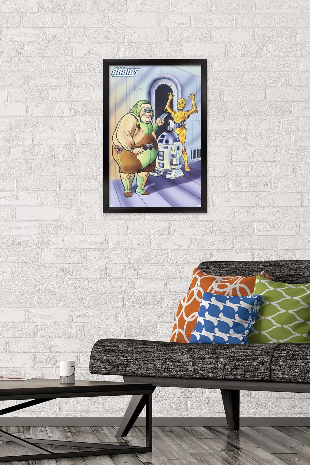Star Wars: Droids - White Flag Wall Poster, 14.725" x 22.375", Framed