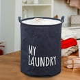 thumbnail image 2 of Yonrjhukm Large Capacity Laundry Basket, Foldable Storage Bags with Drawstring for Clothes, Toys, Travel & Home Use, Moistureproof and Portable Design, 2 of 4