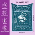 thumbnail image 6 of Gifts for Mom Birthday Gifts for Mom from Daughter Son Mom Birthday Gifts Mothers Day Blanket Gifts for Mom Christmas Valentines Day Gifts for Mom Best Mom Ever Gifts Blanket 50"*60" Blue, 6 of 6