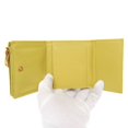 thumbnail image 4 of Pre-Owned Bottega Veneta Intrecciato Zigzag 629563 Women's Leather Wallet (tri-fold) Yellow, 4 of 14