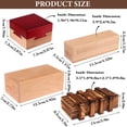 thumbnail image 2 of Puzzle Box Oppaxf Wooden Secret con compartimento oculto, paquete de 4, 2 of 8