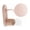 Pink, variant on 360 Degree Swiveling Makeup Mirror Featuring LED Lights And Smartphone Holder Ideal For Home And Travel