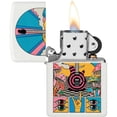 thumbnail image 4 of Zippo 46167 Retro Music Design White Matte Windproof Lighter, 4 of 7