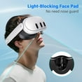thumbnail image 4 of Interface Faciale et Coussinet de Protection pour le Visage pour Meta Quest 3 - Lycra en Soie Glacée Remplaçable et Cuir PU Résistant à la Transpiration, Accessoires à Conception à Circulation d'Air pour Meta Quest 3, 4 of 7