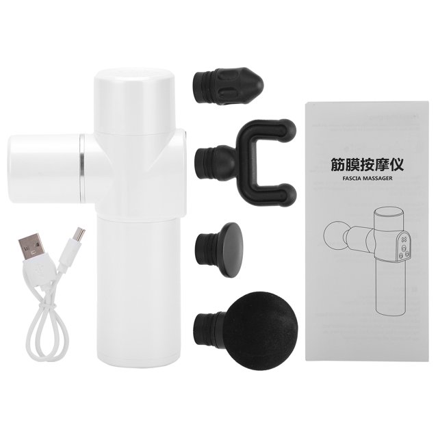 Masajeador eléctrico Vevor de relajación muscular profunda color blanco