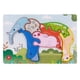 thumbnail image 2 of Rompecabezas de madera Montessori, juguete para desarrollo sensorial, rompecabezas de formas de animales, motricidad fina elefantes, 2 of 9