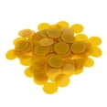 thumbnail image 1 of Fichas de póquer perfke 100x 25MM Plástico Casino fichas Bingo Marcadores Juguete Regalo Amarillo, 1 of 8