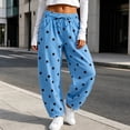 thumbnail image 5 of VBVC Women's Polka Dot Joggers with Pockets , High Waisted Drawstring Sweatpants For Women, S-2XL, 5 of 8