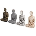 thumbnail image 2 of Estatuas De Yoga, Decoración De Meditación De Yoga Rústico Simple Para Sala De Estar Para Sala De Meditación Cergrey Desktop Ornaments, 2 of 8