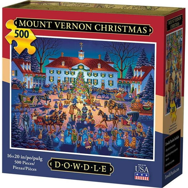 Mount Vernon Christmas 500 Piece Puzzle