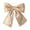 Beige, variant on Large Christmas Tree Topper Bow – Velvet Satin Wedding Backdrop Decor, Indoor Holiday Decorations for Home, Party, Wedding, Car, and Gift Boxes, Beige, Bow
