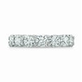 thumbnail image 2 of 3Ct Round Lab-Created Diamond Full Eternity Band Wedding Ring 14K White Gold Plated Silver, 2 of 4