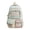 Green, variant on Backpack for kids with Cute Bow Tie Printed School Bag Clear Front Pocket & Lace Trim Detail Bookbag Kawaii Casual Travel Daypack Bag for Student
