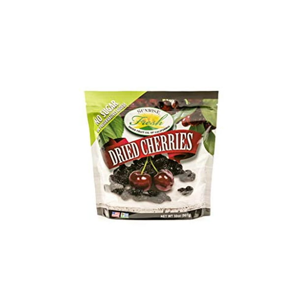 Dried Dark Sweet Cherries, 32oz Bag, Unsweetened, No Added Sugar