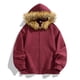 thumbnail image 1 of pstuiky manga larga para hombre, Chaqueta tipo cárdigan con cremallera y capucha de manga larga de color liso para hombre tops de invierno para hombre m, 1 of 5