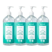 MOXE Hand Gel - Eucalyptus Mint 32 oz, 4 Pack Fights Germs and Bacteria
