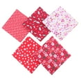 thumbnail image 2 of SPRING PARK 5Pcs 50cmx50cm Mixed Color Quilting Square Mix Cotton Fabric Patchwork Cloth for DIY Craft Sewing, 2 of 6