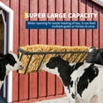thumbnail image 4 of Support d'Alimentation pour Foin en Acier au Carbone Robuste – Mural, Résistant à la Rouille, Grande Capacité, Installation Facile, Convient aux Chèvres, Chevaux, Bovins, Lapins et au Bétail – Ensemble d'Outils de Ferme et de Jardin Durable, 4 of 7