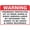 Warning Sign 4, variant on Warning Premises Protected By 24 Hour Audio & Video Surveillance, 8"x12" Rust-Free Aluminum Metal Sign, Home Business Yard Security, Indoor Outdoor Use