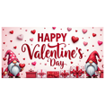 thumbnail image 3 of Valentines Day Gnomes Banner Party Backdrop Happy Valentines Background Home Decorations Indoor Outdoor Decor Photography Props, 3 of 4