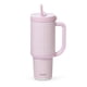 thumbnail image 1 of Vaso Ello Oasis de 30 onzas, aislante a prueba de fugas, rosa, a cuadros, 1 of 8