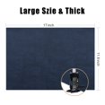 thumbnail image 6 of decorUhome Placemats Set of 6, Heat Resistant PU Faux Leather Table Mats, 11.8" x 17", Navy Blue, 6 of 11
