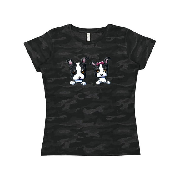 Inktastic Boston Terriers (dark Apparel) Women's T-Shirt